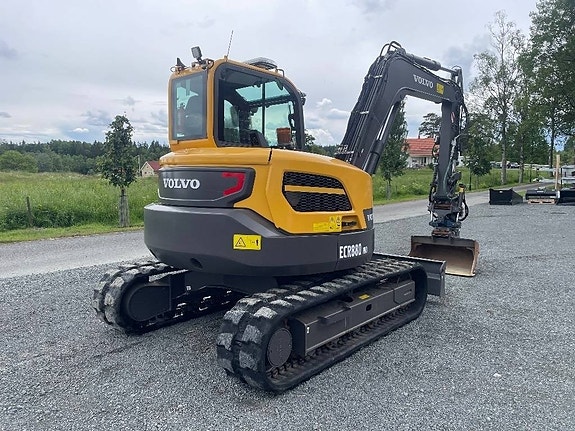 Volvo ECR88D Rototilt C-smörj 3st skopor 4 of 8