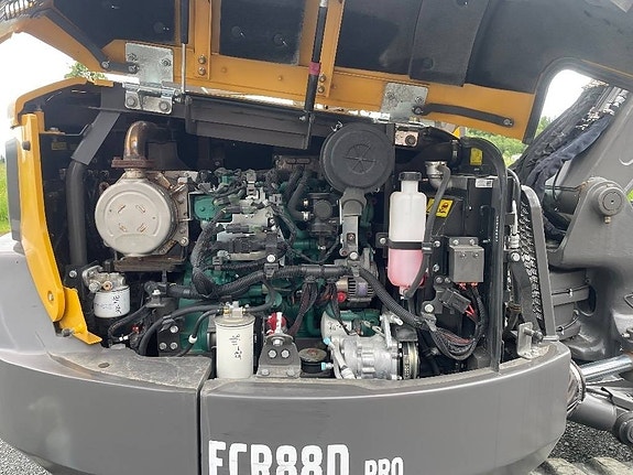 Volvo ECR88D Rototilt C-smörj 3st skopor 7 of 8