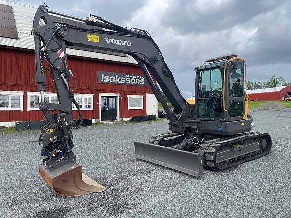 Volvo ECR88D Rototilt C-smörj 3st skopor 2 of 8