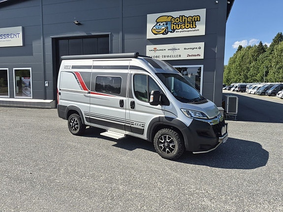 Bürstner Campeo 4x4 fyrhjulsdrift, litium batteri, 165 hk, dragkrok