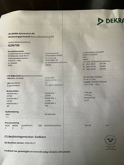 Volvo 940 11 of 14