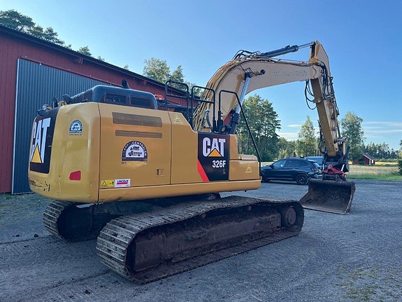 Caterpillar 326 F L rototillt med grip 4 of 5