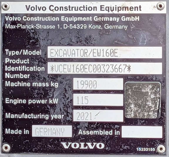 Volvo EW 160 E 7 of 8