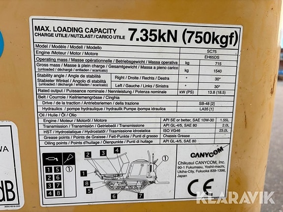 Dumper Canycom SC75 4 of 6