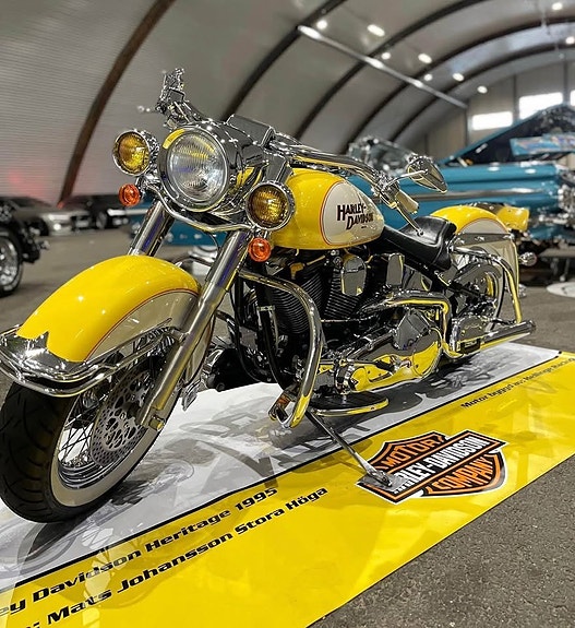 Harley-Davidson Heritage Custom Show Bike HELRENOVERAD & TRIMMAD UTSTÄLLNINGSHOJ! 3 of 13