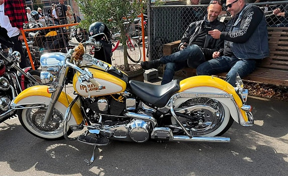 Harley-Davidson Heritage Custom Show Bike HELRENOVERAD & TRIMMAD UTSTÄLLNINGSHOJ! 7 of 13