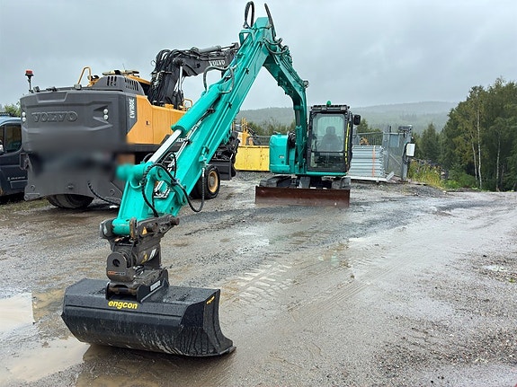 Bandgrävare long reach Kobelco SK75SR-3E LR 4 of 6