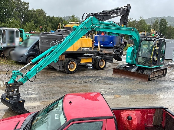 Bandgrävare long reach Kobelco SK75SR-3E LR 2 of 6