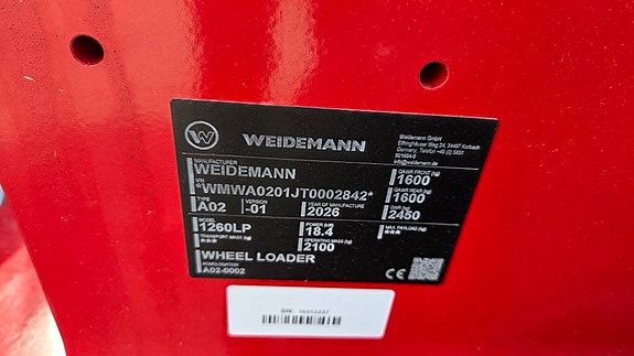 Weidemann 1260 LP 9 of 11