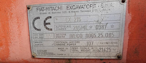 Fiat Hitachi EX215 Rotortilt Planerskopa Tandskopa Smalskopa 12 of 12