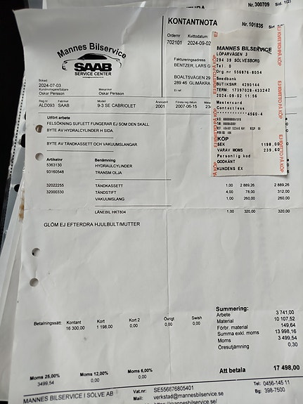 Saab 9-3 16 of 16