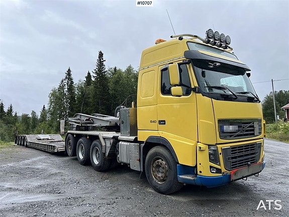 VOLVO FH16-540 Dragbil med HAFO H-58-4 maskintrailer (440,00 2 of 24