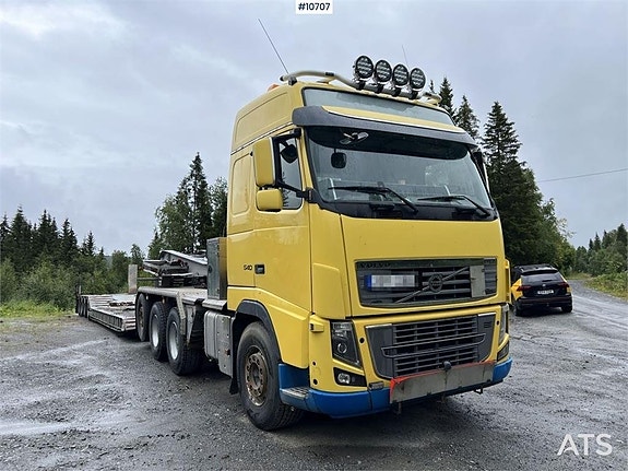 VOLVO FH16-540 Dragbil med HAFO H-58-4 maskintrailer (440,00 9 of 24