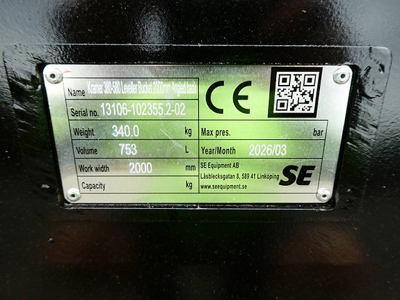Ny SE Planerskopa Stora Kramer 380-580 6 of 6