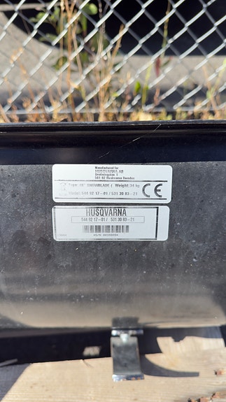 Husqvarna Husqvarna snöblad 48" (122 cm) – komplett med monteringsram 5 of 6