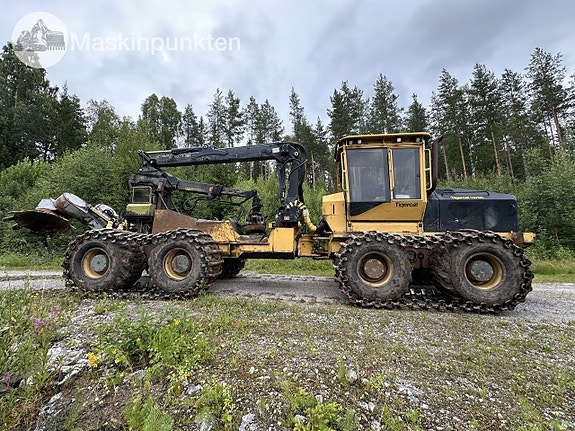 Tigercat 1075C markberedare/skotare med bracke T26.A aggregat samt skotar rede 4 of 27