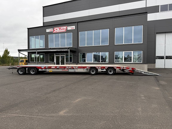 Plan maskinvagn Müller Mitteltal 38t ramper OMG Leverans 10 of 12