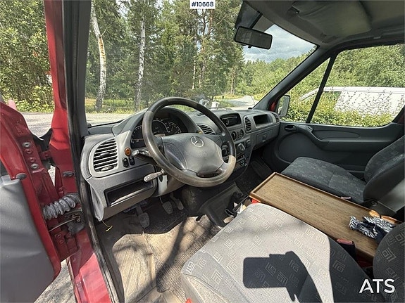 Lastväxlare Mercedes Benz 616 CDI, kranflak, maskinflak och 14 of 24