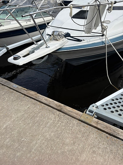 Fynd Bayliner 2255 sunbridge med en EZ loader boggi trailer 3 of 19