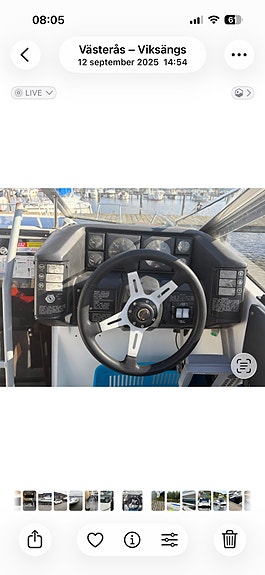 Fynd Bayliner 2255 sunbridge med en EZ loader boggi trailer 6 of 19