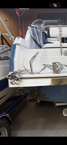 Fynd Bayliner 2255 sunbridge med en EZ loader boggi trailer 11 of 19