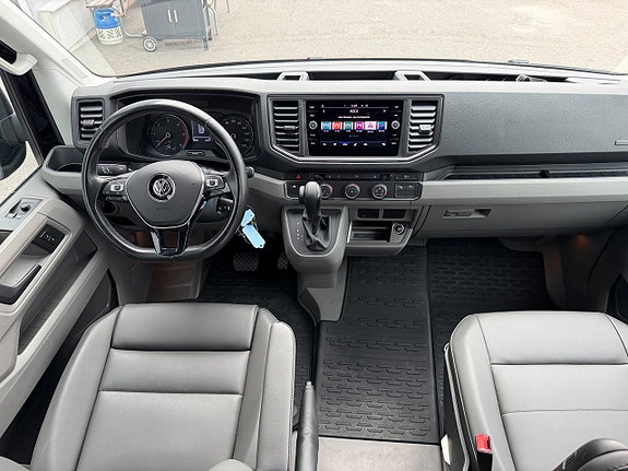 Volkswagen Crafter 177HK AUT (5 bältad) Pop-up tak & soffa/dubbelsäng bak inverter, kompressorkyl, induktionshäll! GASOL 3 of 21