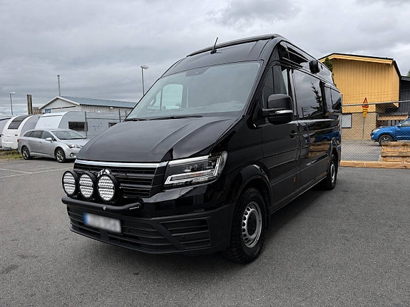 Volkswagen Crafter 177HK AUT (5 bältad) Pop-up tak & soffa/dubbelsäng bak inverter, kompressorkyl, induktionshäll! GASOL 19 of 21