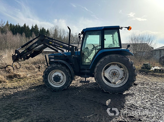 Traktor New Holland 7740 + Frontlastare 4 of 27