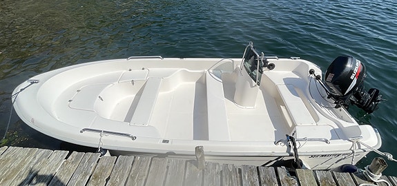 Seamaster 480 Openline med Suzuki DF40  -  endast knappt 100 timmar 3 of 4