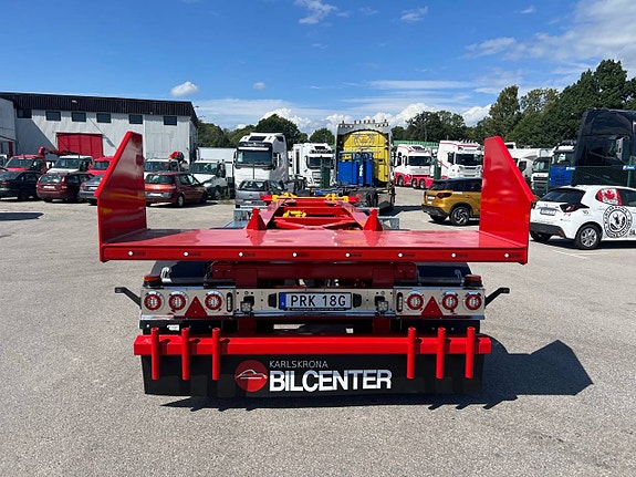 Bilcenter Vagnen- 3 Axlad Lastväxlarvagn med glider & tipp 2 of 12