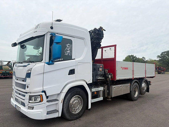 Scania G410 Tipp Kran 6X2 Next Gen Stor Kran 3 of 12