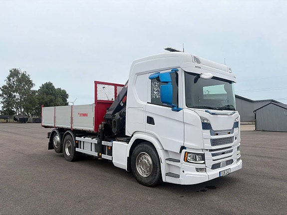 Scania G410 Tipp Kran 6X2 Next Gen Stor Kran 8 of 12