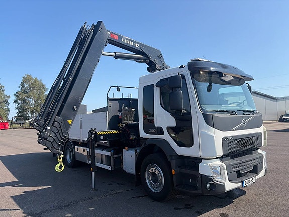 Volvo FE 350 Brädgårdsbil Hiab Kran Låg mil 7 of 12