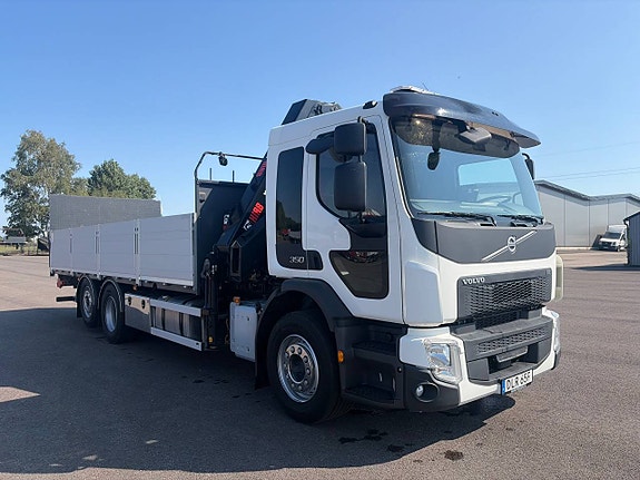 Volvo FE 350 Brädgårdsbil Hiab Kran Låg mil 6 of 12
