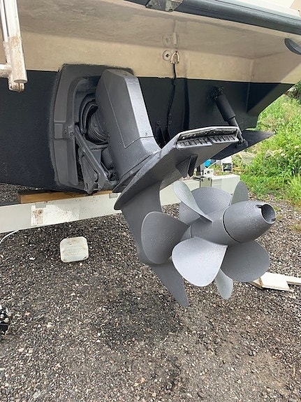 Forbina 8000 – 200 hk diesel | Stor service nyligen utförd | Bogpropeller 11 of 13