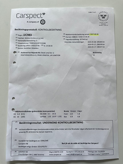 Skoda Felicia 8 of 8