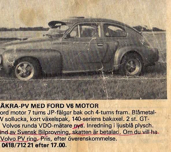Volvo PV544 5 of 5
