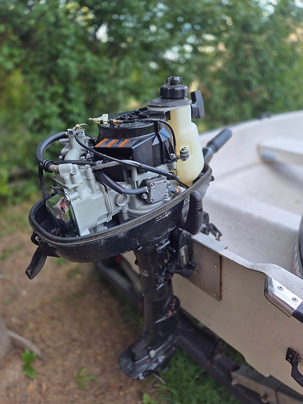 Plastbåt HR 340 med 5 hk motor. 3 of 3