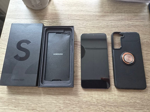 Svart Samsung Galaxy S22+ 256 GB 5G, Dubbla fysiska SIM + eSIM image 4