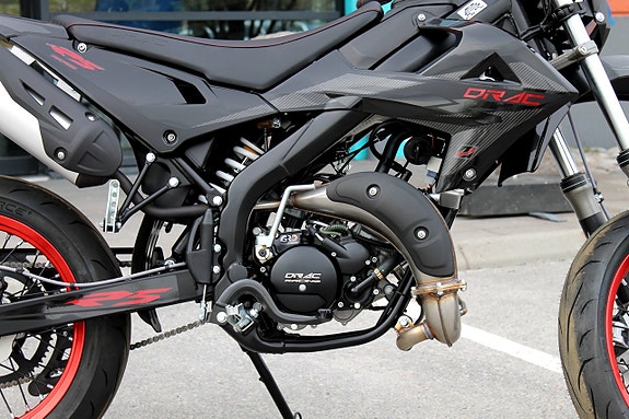 Rieju DRAC RS SM NIGHTRIDER | 2T | 45 | BLACK | MOTARD | MOPED | SKOLSTARTS KAMPANJ 9 of 12