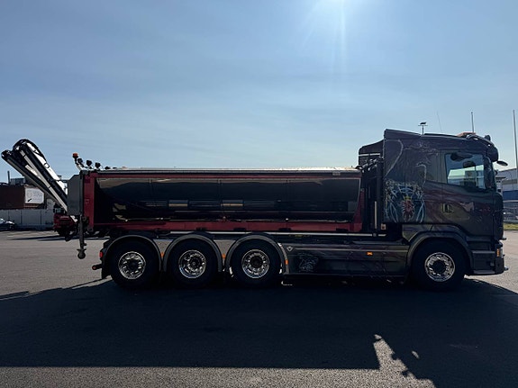 SCANIA R520 V8 SPRIDER-BIL LASTVÄXLARE TRIDEM 3 of 12