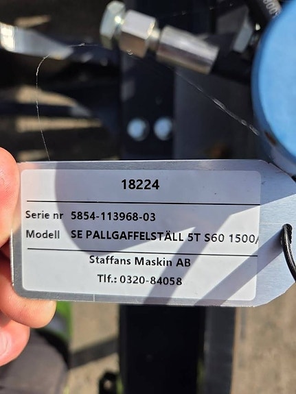 SE Equipment  Hydrauliskt gaffelställ 6 of 6