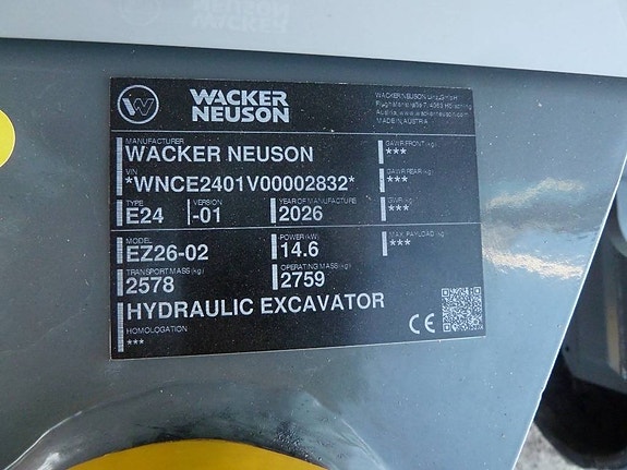 Wacker Neuosn EZ26 / Aircondition, Engcon 14 of 18