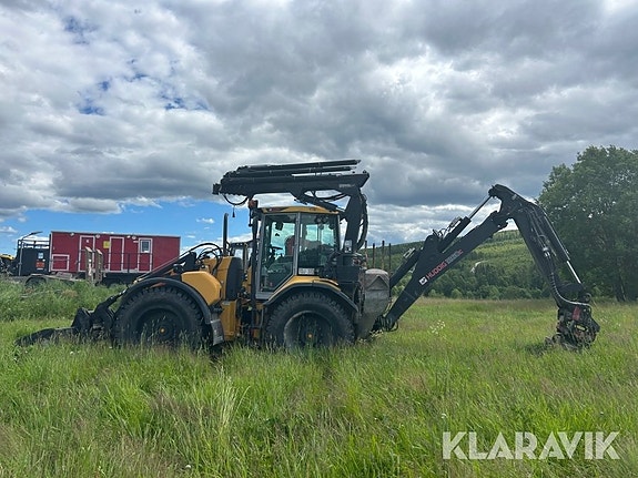 Grävlastare Huddig 1260C med kran 2 of 6