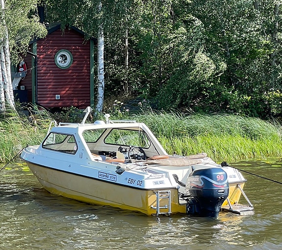 Scantic 575 HT – Nytt kapell (2025) & Evinrude 90HK 3 of 9