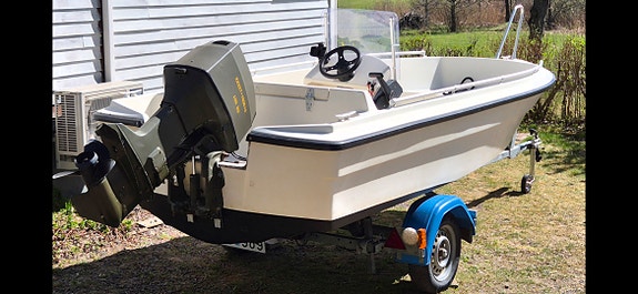 Styrpulpet Grisslan 475 med 70hk Evinrude 7 of 7