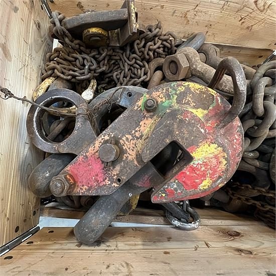 ABC Black Bear Hoist 4 tons - LOT  Kæder / Chains and Shackl 5 of 9