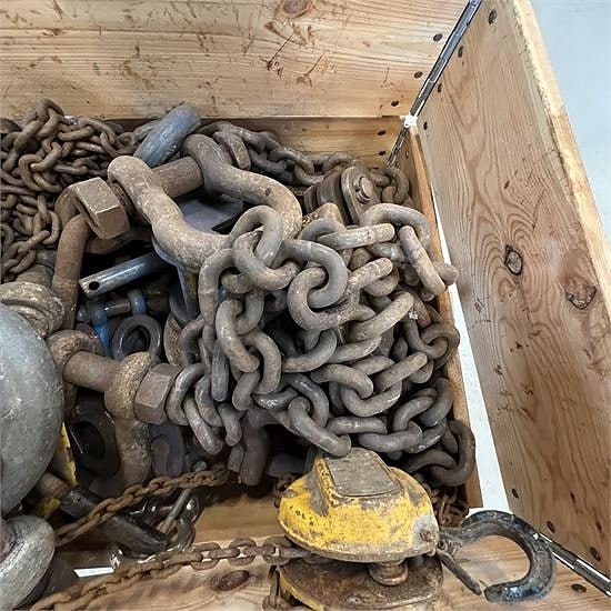 ABC Black Bear Hoist 4 tons - LOT  Kæder / Chains and Shackl 6 of 9