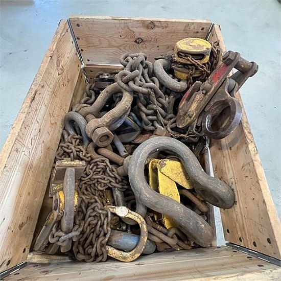 ABC Black Bear Hoist 4 tons - LOT  Kæder / Chains and Shackl 3 of 9