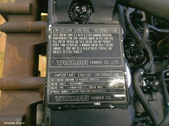 CASE CX 50B Motor Yanmar 4-Cyl 6 of 6